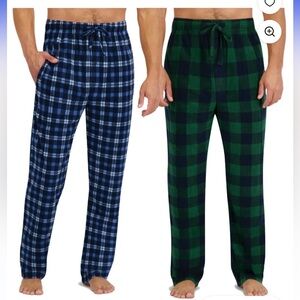 Hanes Men's 2-Pack Cozy Microfleece Pajama Sleep Pants